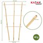 Bambutikkaat Pergola tuki 46 cm 5 kpl hinta ja tiedot | Kukkatelineet ja kukkapöydät | hobbyhall.fi