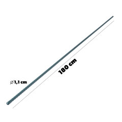 10x kasvitanko 180 cm tomaatin kukkatukipinnoitettu teräs hinta ja tiedot | Kukkatelineet ja kukkapöydät | hobbyhall.fi