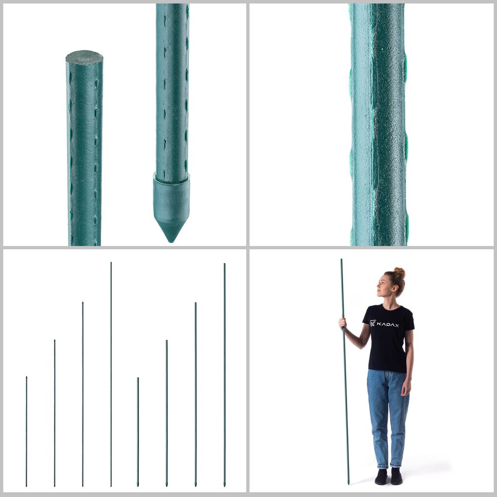 15x kasvitanko 180 cm tomaatin kukkatukipinnoitettu teräs hinta ja tiedot | Kukkatelineet ja kukkapöydät | hobbyhall.fi