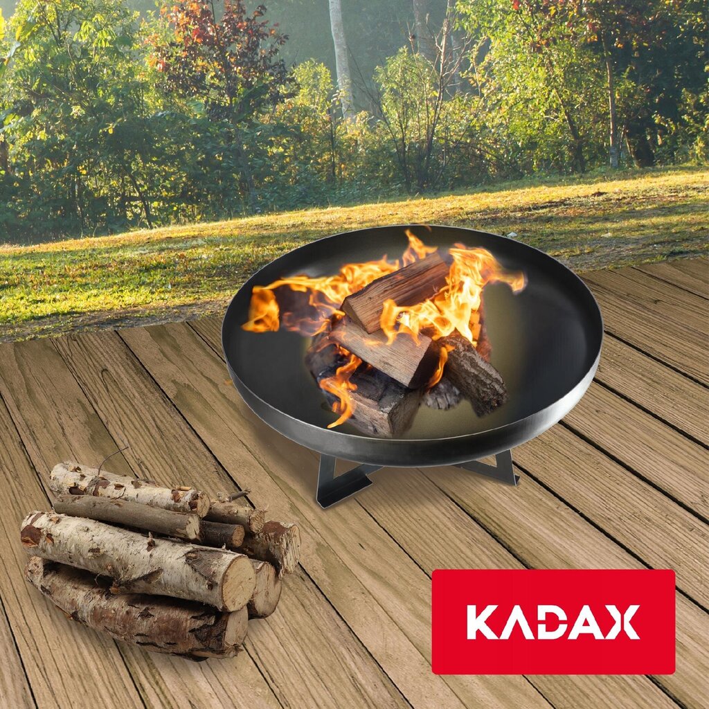 Garden Fire Pit Grill Teräskulho 60cm hinta ja tiedot | Kukkatelineet ja kukkapöydät | hobbyhall.fi