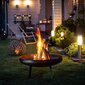 Garden Fire Pit Grill Teräskulho 60cm hinta ja tiedot | Kukkatelineet ja kukkapöydät | hobbyhall.fi