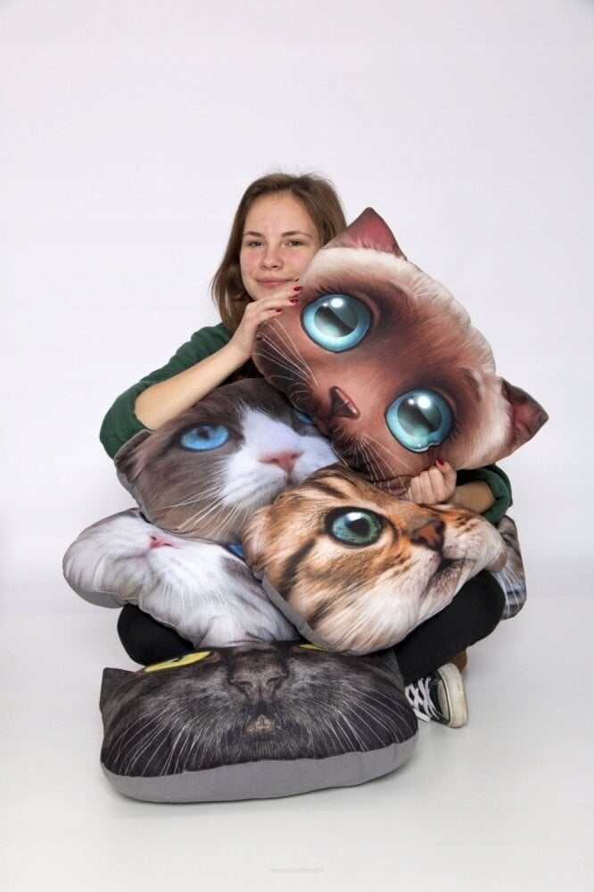 Mallityyny Cat Mascot -printillä 30x45 cm hinta ja tiedot | Tyynyt | hobbyhall.fi