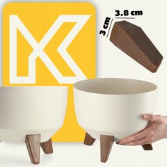 Kukkaruukku Kukkaruukku 24 cm Kansi + Insert Jalat Kukkatelineen voide hinta ja tiedot | Kukkalaatikot | hobbyhall.fi