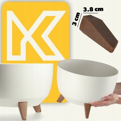 Kukkaruukku Kukkaruukku 32 cm kansi + jalat Kukkajalusta valkoinen hinta ja tiedot | Kukkalaatikot | hobbyhall.fi