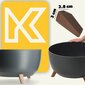 Kukkaruukku Kukkaruukku 47 cm Kansi + Jalat Kukkateline Antrasiitti hinta ja tiedot | Kukkalaatikot | hobbyhall.fi