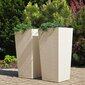 Setti 3 x Flower Pot Garden Pot Insert Cream 68cm hinta ja tiedot | Kukkalaatikot | hobbyhall.fi