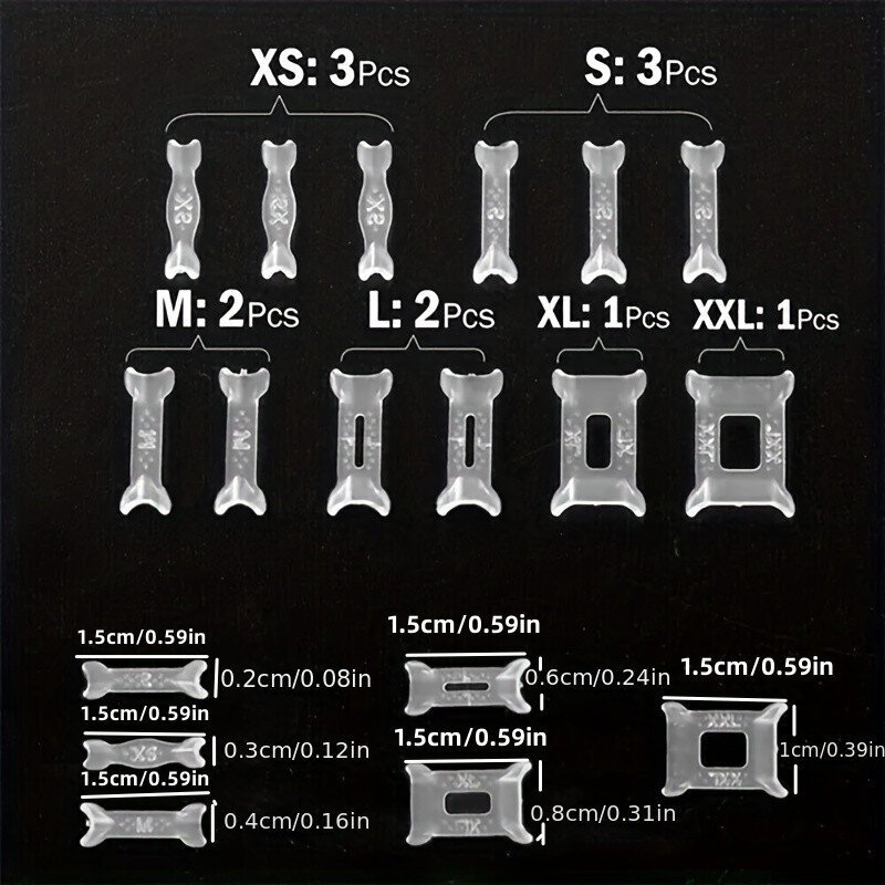 Sormuksen pienennin 12 kpl hinta ja tiedot | Korvakorut | hobbyhall.fi