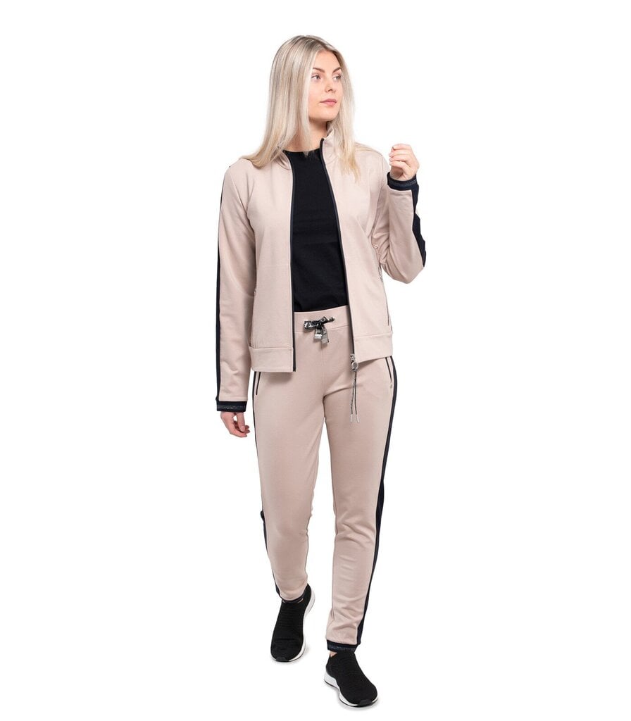 Luhta naisten collegepaita Ivalo 35299-5*021, beige 6438568368951 hinta ja tiedot | Naisten T-paidat | hobbyhall.fi