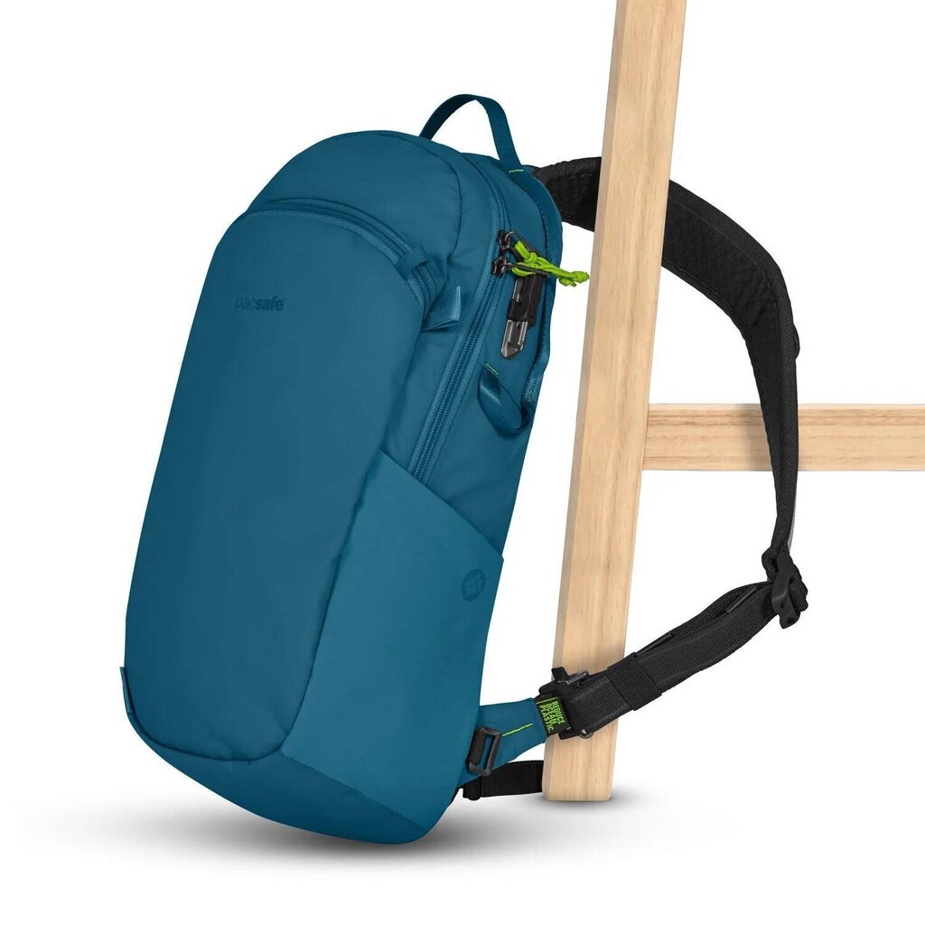 Pacsafe ECO CX Econyl® vedenpitävä varkaudenesto reppu 12l - sininen hinta ja tiedot | Urheilukassit ja reput | hobbyhall.fi