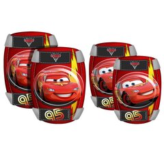 Lasten kyynär- ja polvisuojat Insportline Disney Cars hinta ja tiedot | Suojat rullaluisteluun | hobbyhall.fi