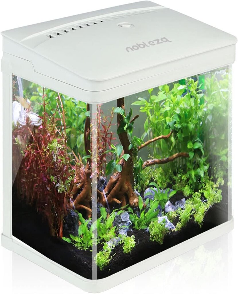 Nobleza-Nano-Fisch Tank Aquarium, 7L, valkoinen hinta ja tiedot | Akvaariotarvikkeet | hobbyhall.fi