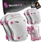 Skatewiz Protectors Lapset - Suojaa -1 suojavarusteet Inliner -lapset - Koko S Pink - Schoner Set lapset hinta ja tiedot | Suojat rullaluisteluun | hobbyhall.fi