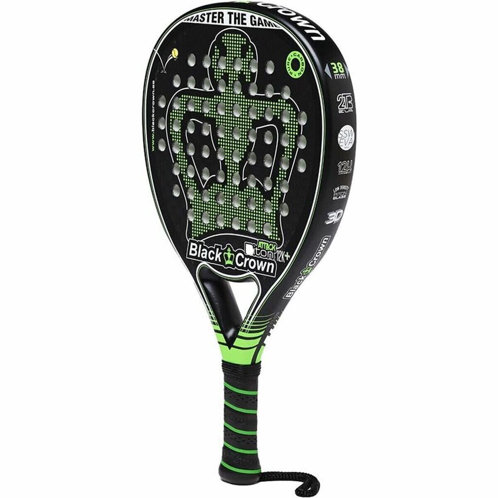 Padel-maila Black Crown Piton Attack 12K Black hinta ja tiedot | Padel | hobbyhall.fi