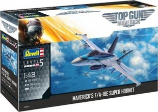 Revell-liimamalli Maverick's F/A-18E Super Hornet 'Top Gun: Maverick' 1:48 hinta ja tiedot | Koottavat pienoismallit | hobbyhall.fi