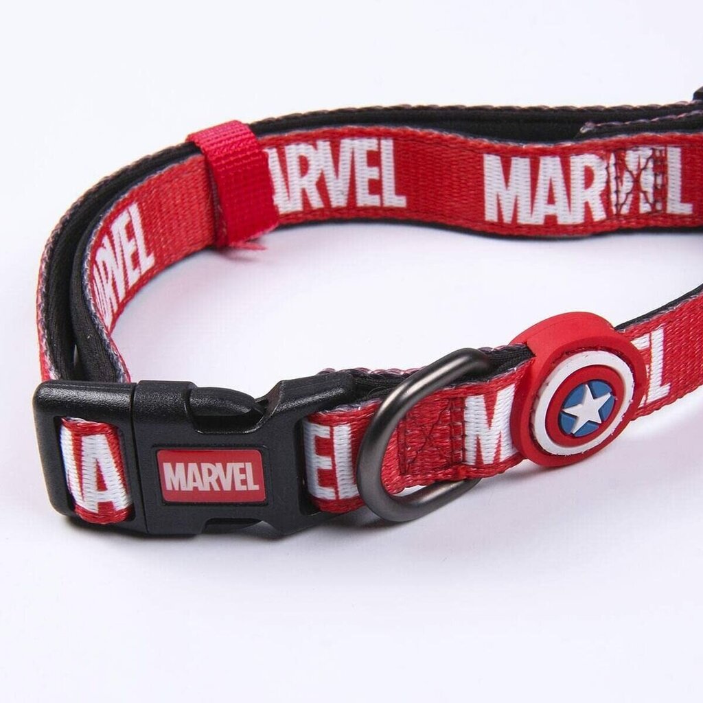 Koiran kaulapanta Marvel, punainen hinta ja tiedot | Koiran valjaat ja kaulapannat | hobbyhall.fi