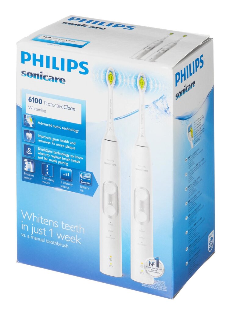 Philips ProtectiveClean 6100 HX6877/34 hinta ja tiedot | Sähköhammasharjat | hobbyhall.fi