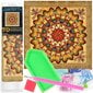 Diamond Mandala Mosaic 7d lähellä punainen ja keltainen 1006559 hinta ja tiedot | Timanttimaalaukset | hobbyhall.fi