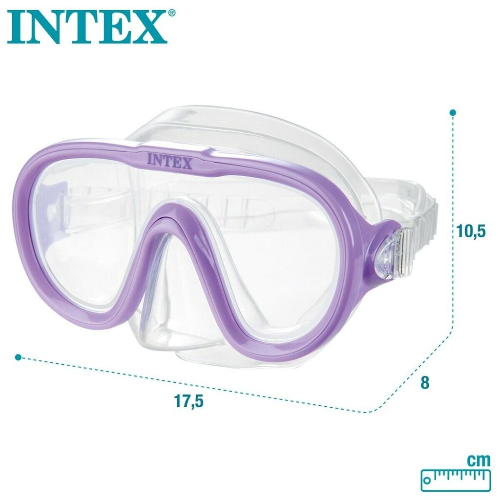 Sukellusnaamari Intex Sea Scan, violetti hinta ja tiedot | Sukellusmaskit | hobbyhall.fi