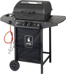 Activa Lavastein-Gasgrill, Schwarz hinta ja tiedot | Grillit | hobbyhall.fi