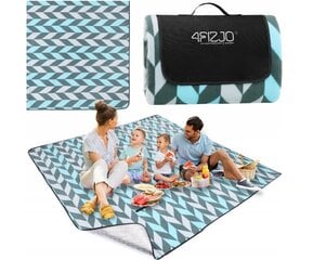 Vedenpitävä piknikpeitto 4fizjo 200x200 cm hinta ja tiedot | Retkeilyalustat, piknikhuovat | hobbyhall.fi