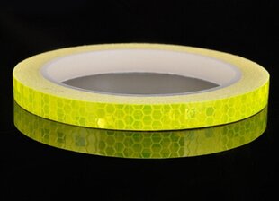 Heijastava tarra, Perf QP28, 1 cm x 8 m, keltainen hinta ja tiedot | Muut pyörätarvikkeet | hobbyhall.fi