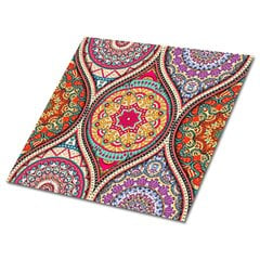 Itsekiinnittyvät Decormat koristelaatat 30x30cm, 9 kpl, kaunis mandala hinta ja tiedot | Lattialaatat | hobbyhall.fi