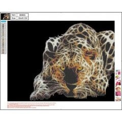 Timanttimosaiikki 5D "Leopard" 40x50cm hinta ja tiedot | Timanttimaalaukset | hobbyhall.fi