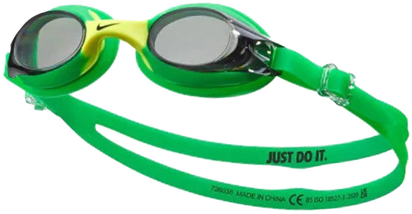 Nike Uimalasit Nk Y Kids Lil Swoosh Goggle Green NESSD138 388 hinta ja tiedot | Uimalasit | hobbyhall.fi