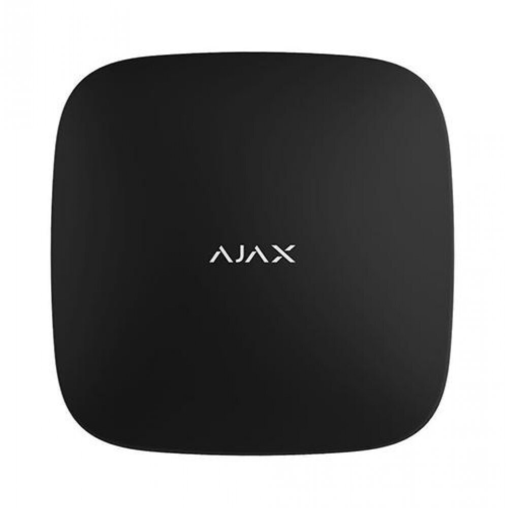 Ajax Hub 2 älykäs ohjauspaneeli (musta) hinta ja tiedot | Turvajärjestelmien ohjaimet | hobbyhall.fi