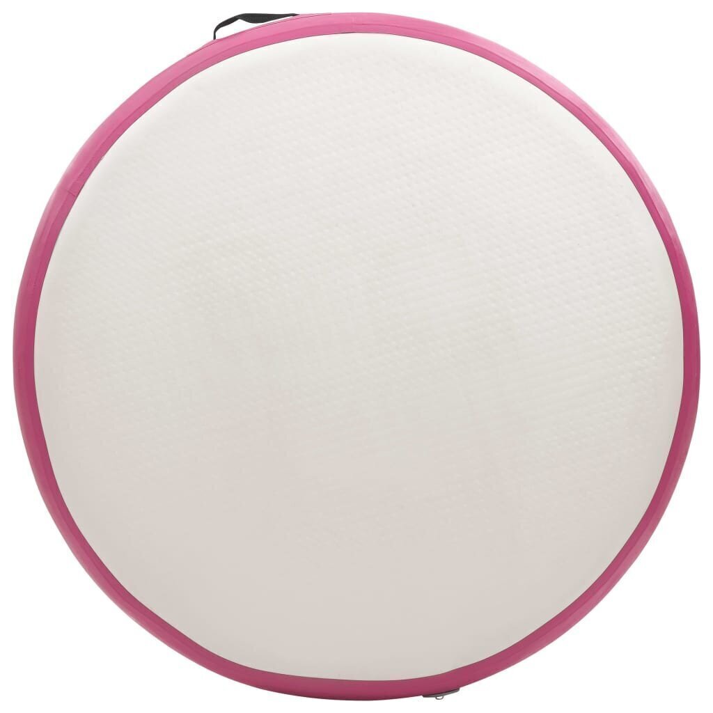 vidaXL Täytettävä voimistelumatto pumpulla 100x100x20 cm PVC pinkki hinta ja tiedot | Joogamatot | hobbyhall.fi