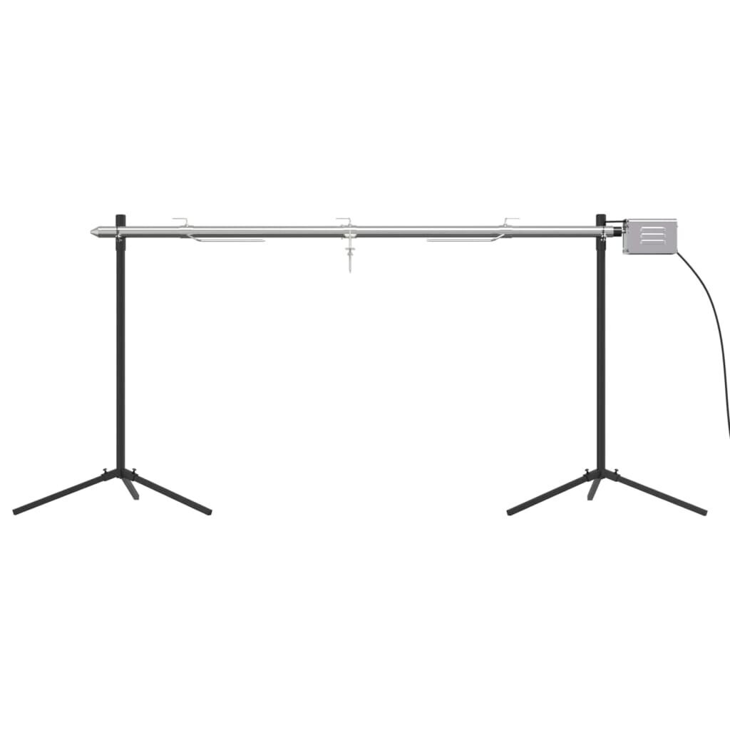 vidaXL automaattinen grilli moottorilla, 150x46,5x82,5cm, teräs hinta ja tiedot | Grillit | hobbyhall.fi