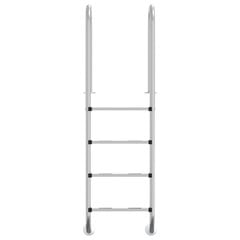 vidaXL Uima-allastikkaat 54x38x184,5 cm 304 ruostumaton teräs hinta ja tiedot | Uima-allastarvikkeet | hobbyhall.fi