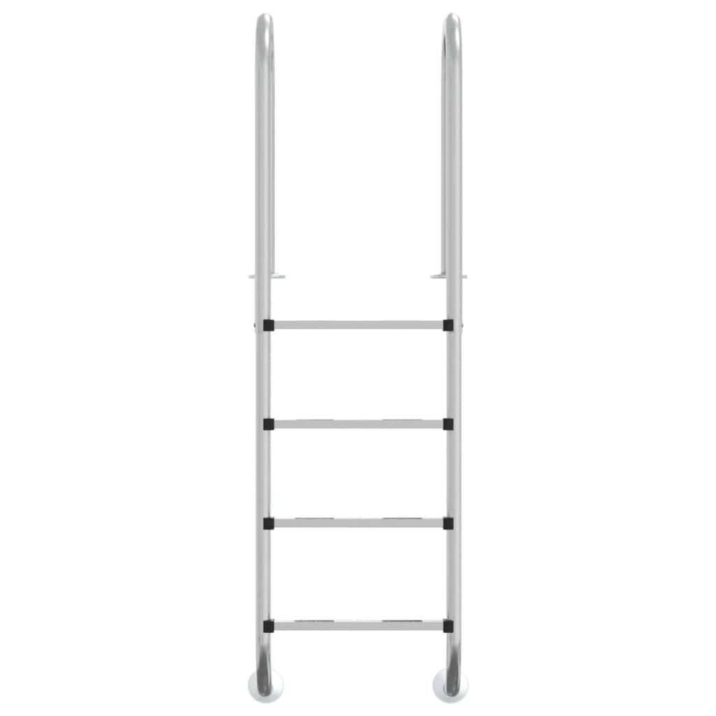 vidaXL Uima-allastikkaat 54x38x184,5 cm 304 ruostumaton teräs hinta ja tiedot | Uima-allastarvikkeet | hobbyhall.fi