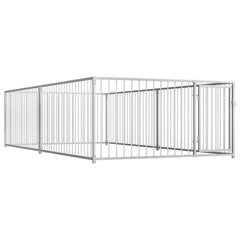 vidaXL Koiran ulkohäkki 200x400x100 cm hinta ja tiedot | Kuljetushäkit ja kuljetuslaatikot | hobbyhall.fi