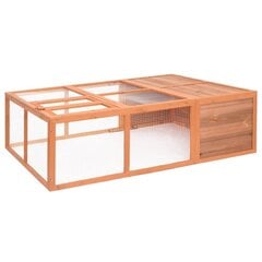 vidaXL Puutarhan eläinhäkki 150x100x50 cm täysi kuusi hinta ja tiedot | Kuljetushäkit ja kuljetuslaatikot | hobbyhall.fi