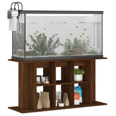 vidaXL Akvaarioteline ruskea tammi 120x40x60 cm tekninen puu hinta ja tiedot | Akvaariotarvikkeet | hobbyhall.fi