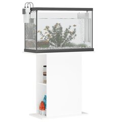 vidaXL Akvaarioteline valkoinen 75x36x72,5 cm tekninen puu hinta ja tiedot | Akvaariotarvikkeet | hobbyhall.fi