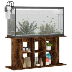 vidaXL Akvaarioteline savutammi 120x40x60 cm tekninen puu hinta ja tiedot | Akvaariotarvikkeet | hobbyhall.fi