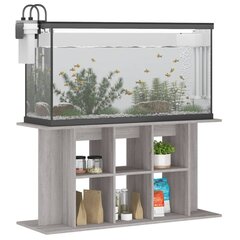 vidaXL Akvaarioteline harmaa Sonoma 120x40x60 cm tekninen puu hinta ja tiedot | Akvaariotarvikkeet | hobbyhall.fi