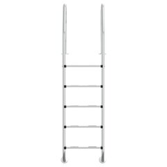 vidaXL Uima-allastikkaat 54x38x211 cm 304 ruostumaton teräs hinta ja tiedot | Uima-allastarvikkeet | hobbyhall.fi