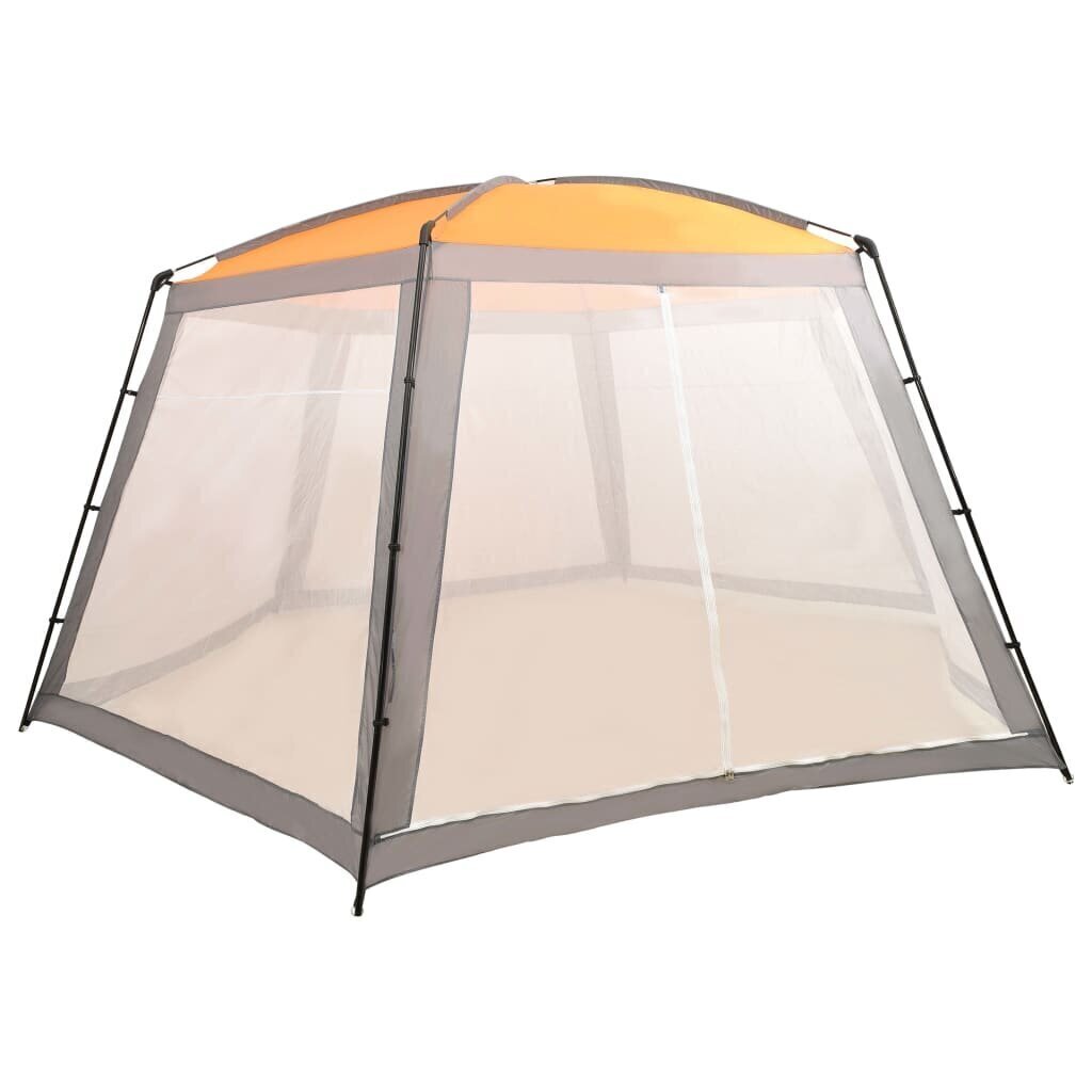 vidaXL Uima-altaan teltta kangas 660x580x250 cm harmaa hinta ja tiedot | Uima-allastarvikkeet | hobbyhall.fi