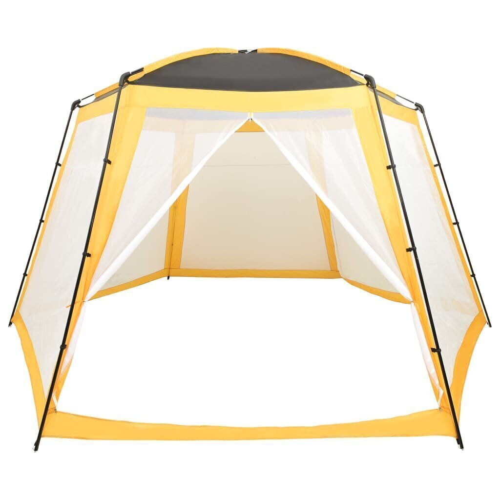 vidaXL Uima-altaan teltta kangas 500x433x250 cm kangas keltainen hinta ja tiedot | Uima-allastarvikkeet | hobbyhall.fi