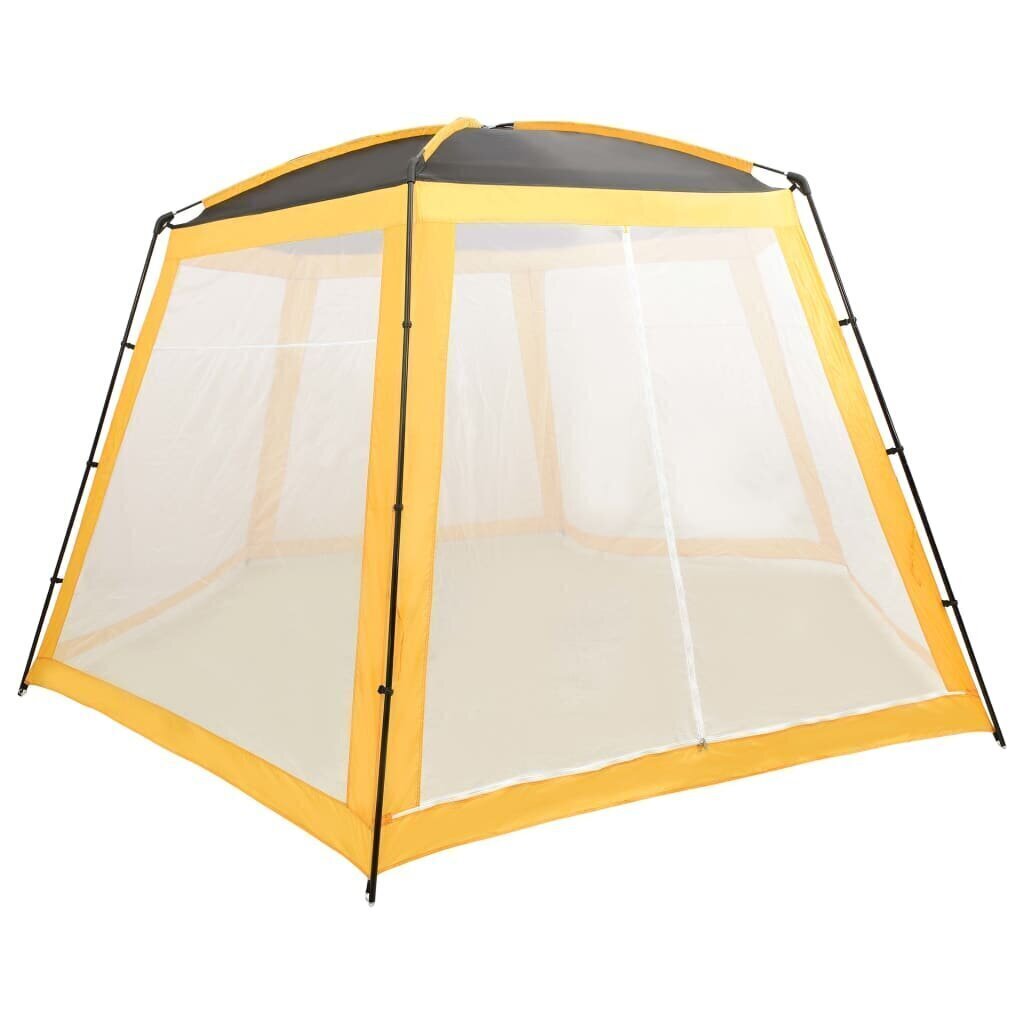 vidaXL Uima-altaan teltta kangas 500x433x250 cm kangas keltainen hinta ja tiedot | Uima-allastarvikkeet | hobbyhall.fi