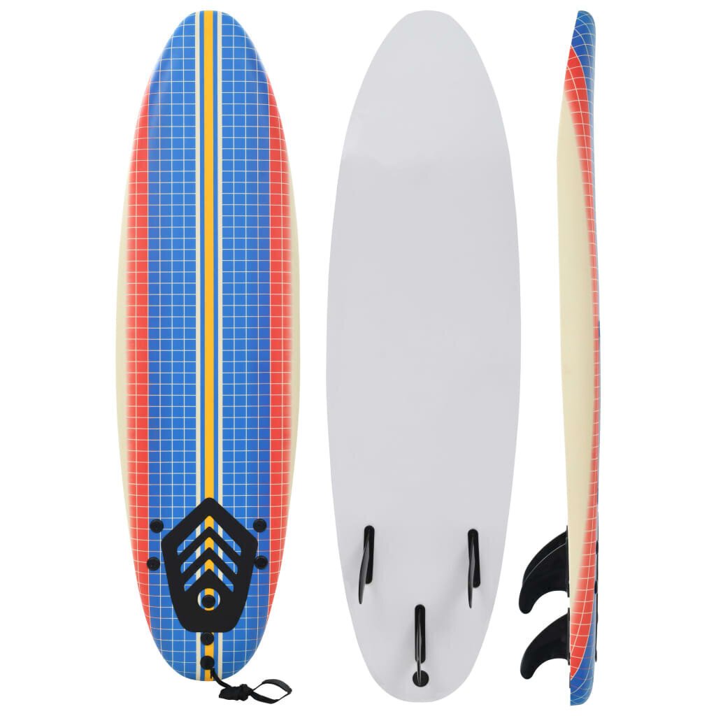 vidaXL Surffilauta 170 cm mosaiikki hinta ja tiedot | SUP-laudat | hobbyhall.fi