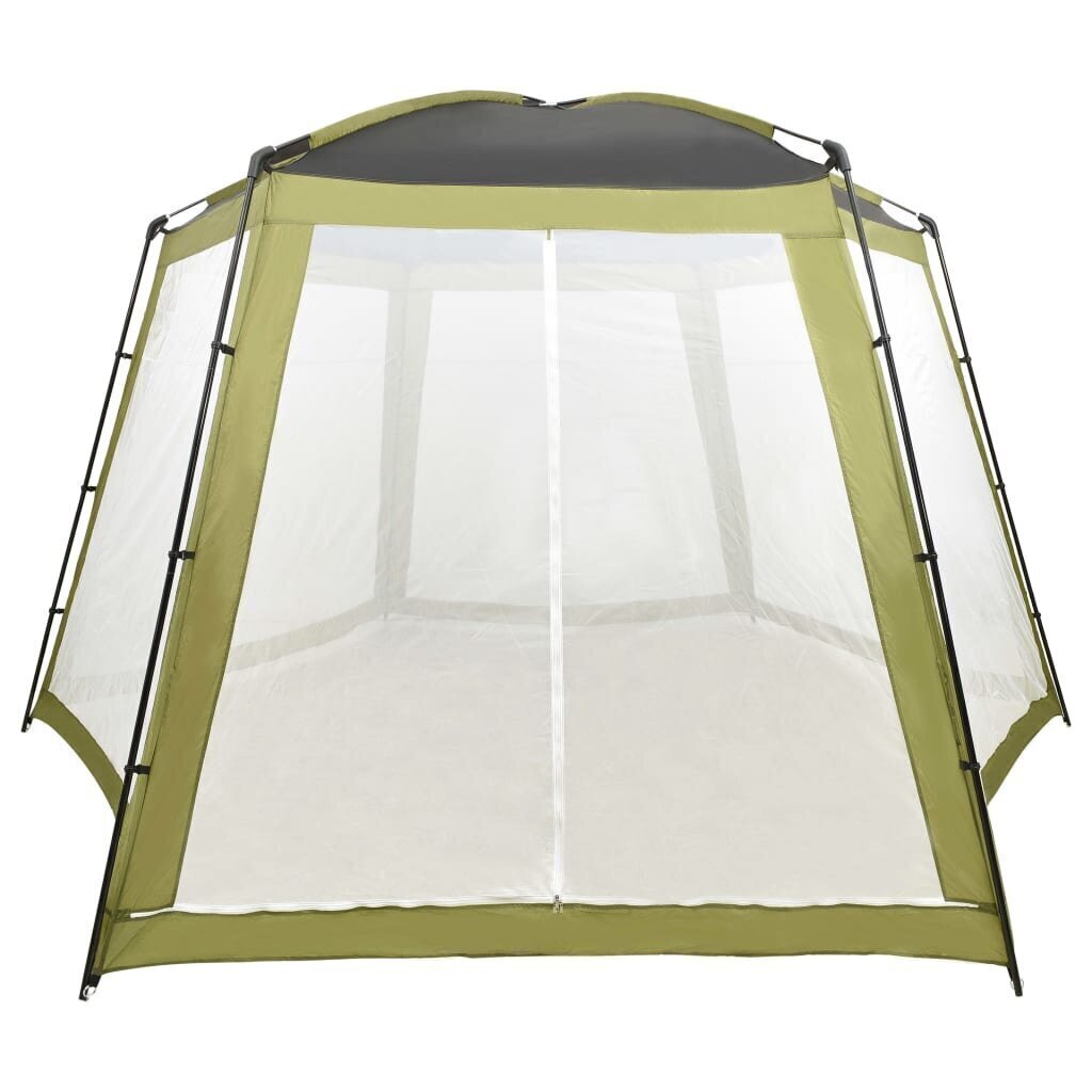 vidaXL Uima-altaan teltta kangas 500x433x250 cm vihreä hinta ja tiedot | Uima-allastarvikkeet | hobbyhall.fi