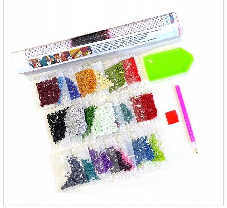 LARGE 5D DIAMOND EMBROIDERY Set Mosaiikki kuva D49 hinta ja tiedot | Timanttimaalaukset | hobbyhall.fi