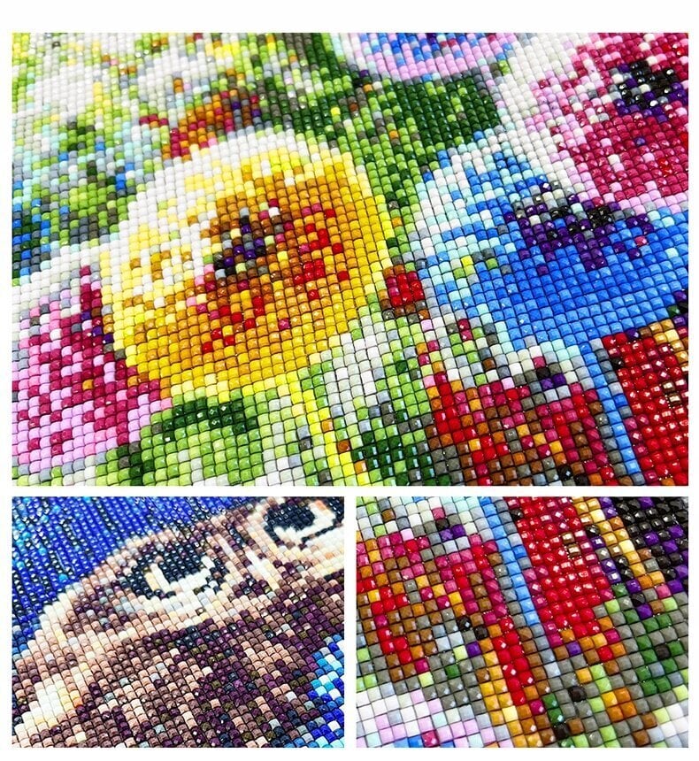 5D DIAMOND EMBROIDERY Set mosaiikki kuva 40 * 60cm hinta ja tiedot | Timanttimaalaukset | hobbyhall.fi