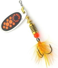 Mepps BLACK FURY MOUCHE-3 6,5g hopea/oranssi pisteet hinta ja tiedot | Kelat | hobbyhall.fi