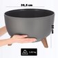 Kukkaruukku Kukkaruukku 40 cm Kansi + Jalat Kukkateline Antrasiitti hinta ja tiedot | Kukkaruukut | hobbyhall.fi