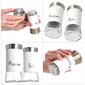 Salt Shaker Salt Seasoner White Container 150ml hinta ja tiedot | Maustemyllyt ja maustepurkit | hobbyhall.fi